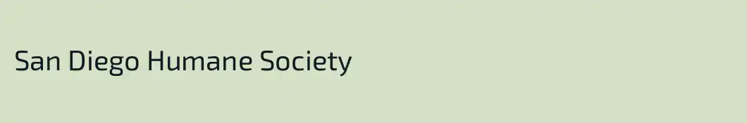 San Diego Humane Society